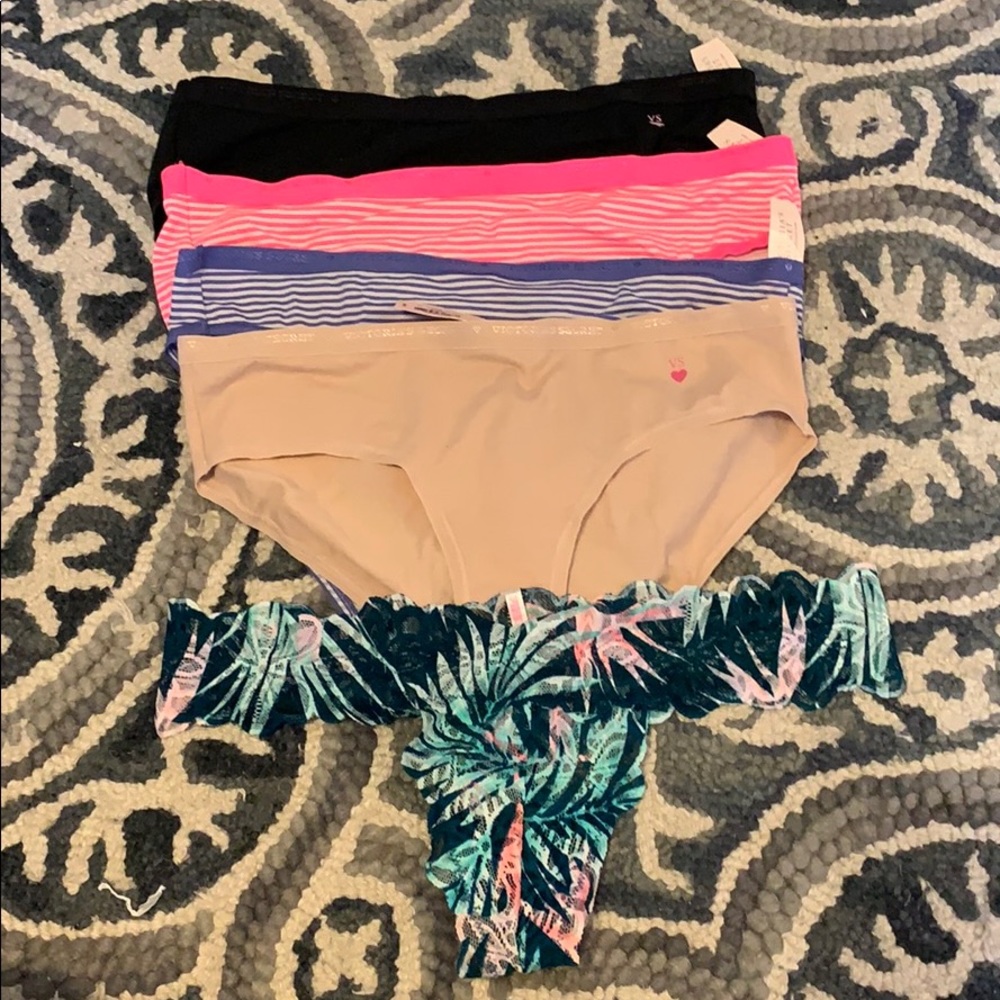 5 new Victoria’s secret underwear with tags